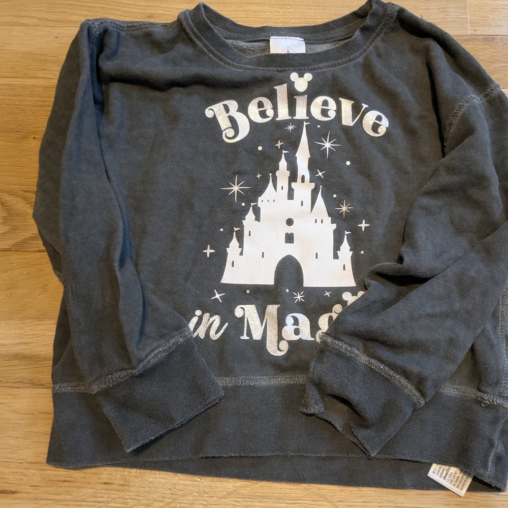 Disney 'Believe in Magic' Charcoal sweatshirt